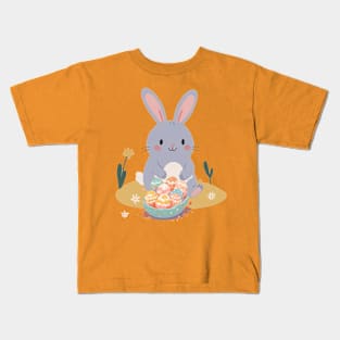 Bunny And Eggs Kids T-Shirt